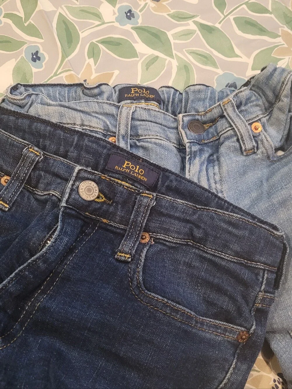 Boys Size 10 10/12 Lot Polo Ralph Lauren 2 Pair Jeans Lightweight Sweater Hoodie